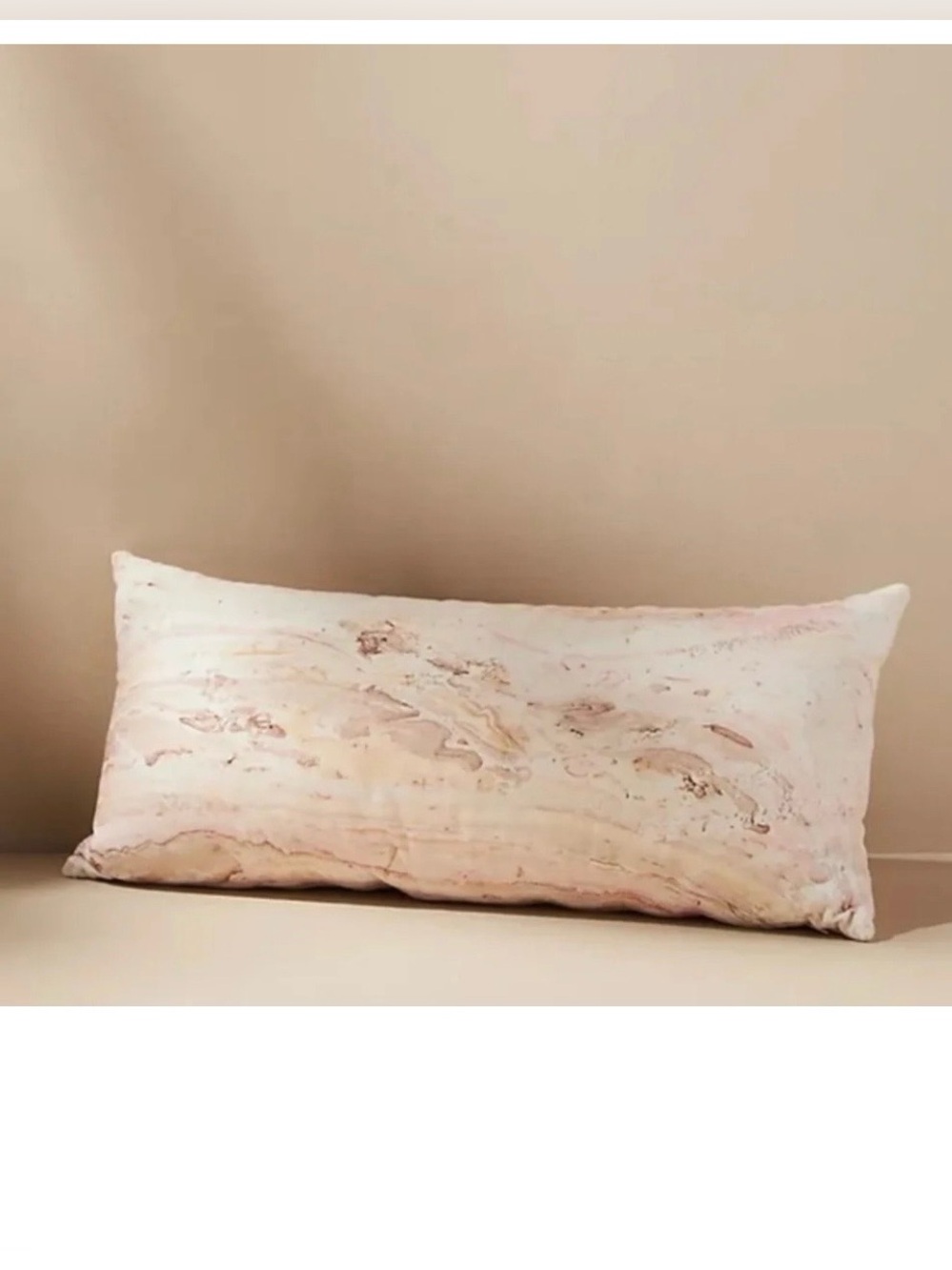 NWT Anthropologie Marbled Zooey Pillow